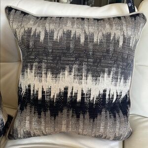 Two Accent pillows never used suede on the back. Excellent condition.
